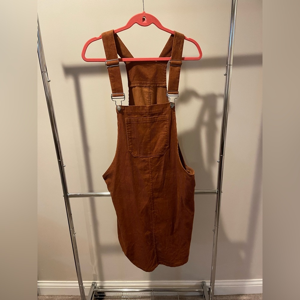Corduroy Overall Dress